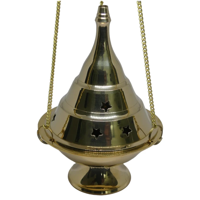 Encensoir bronze avec chainette pour encens