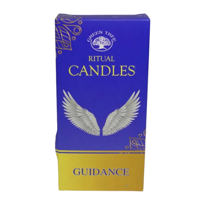 Bougies bleues pour rituels de guérison et d'apaisement