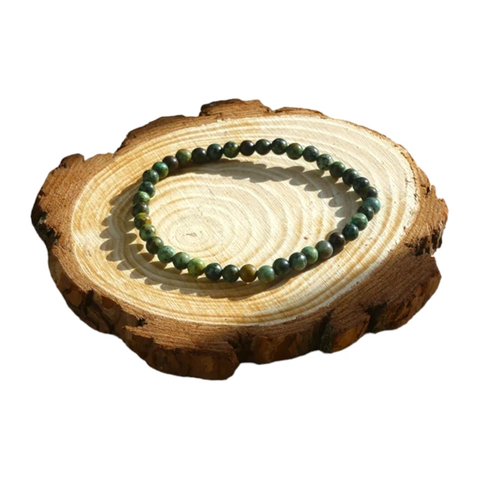 Bracelet fin turquoise 4mm - Achat pierre énergétique femme spiritualité