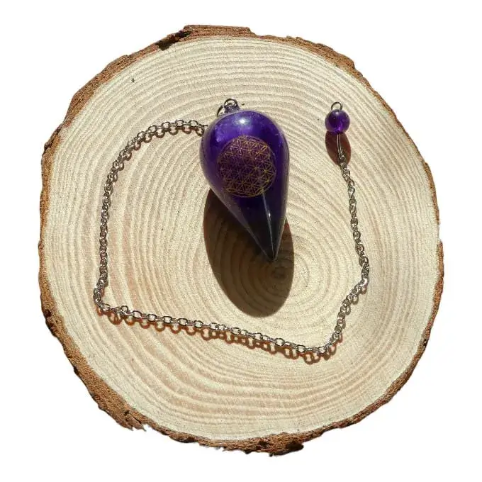 Améthyste fleur de vie