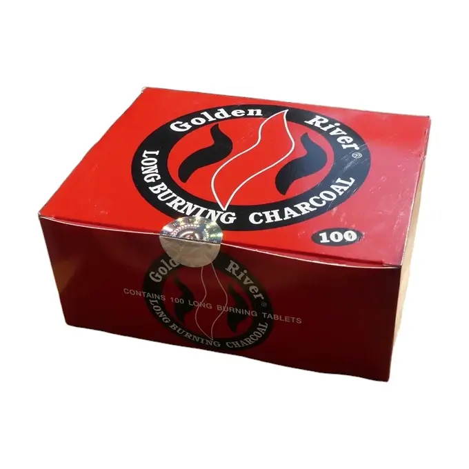 Boîte de charbons de bois Golden River pour encens et résines