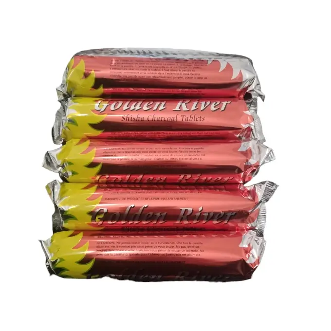 Lot de 5 paquets de 10 charbons de bois Golden River