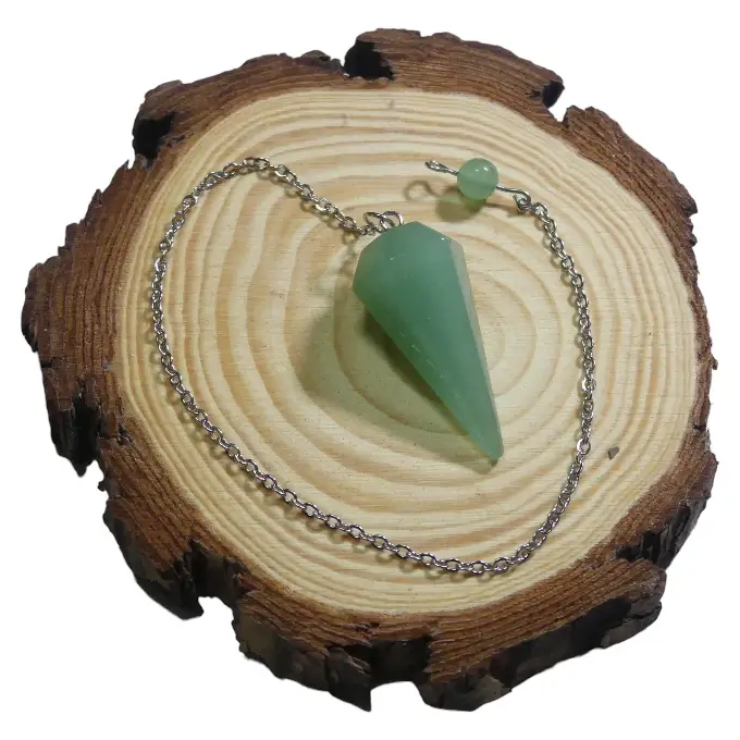 Pendule conique Aventurine verte