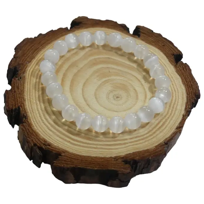 Bracelet Sélénite 8 mm