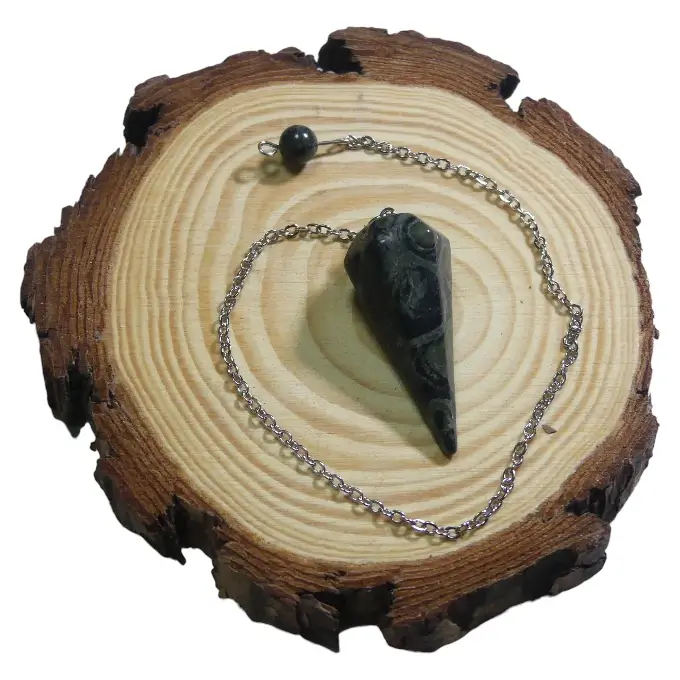 Pendule conique Jaspe kambaba