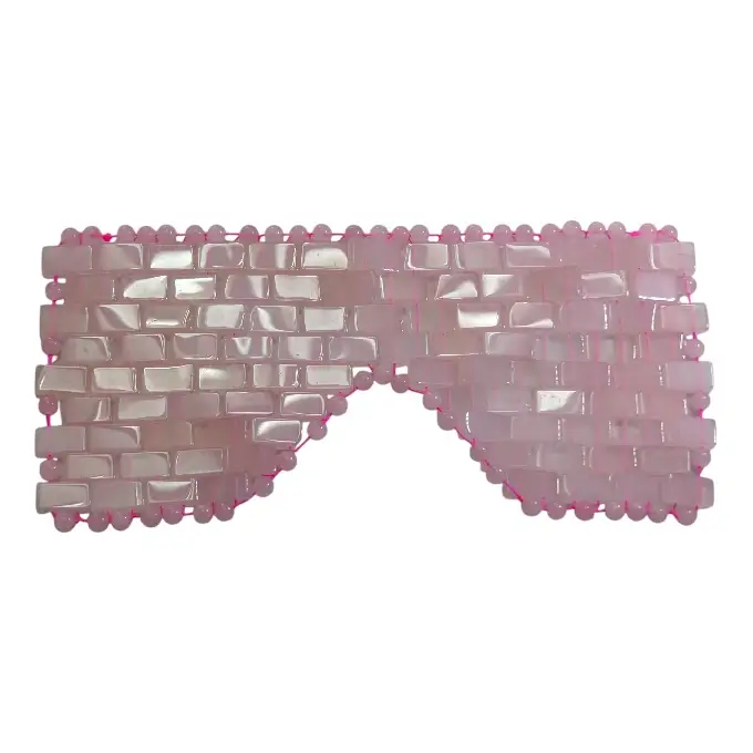 Masque de Méditation Yeux Quartz Rose