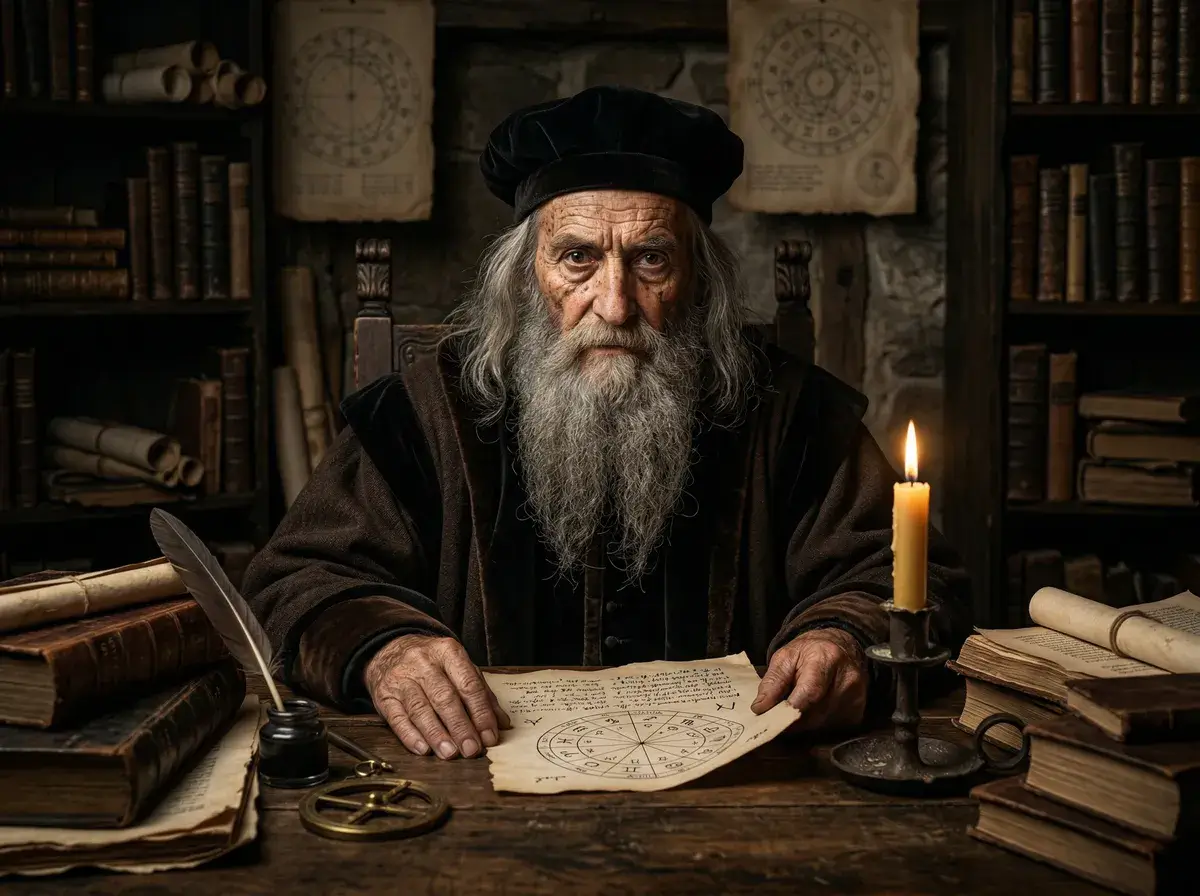 3. Portraits & Maîtres Portrait d'un maître ésotérique - grandes figures de la voyance et de l'hermétisme